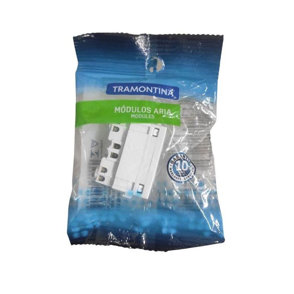 Módulo Tramontina Tomada 2p+t Aria - 10a~250v - Branco - 1