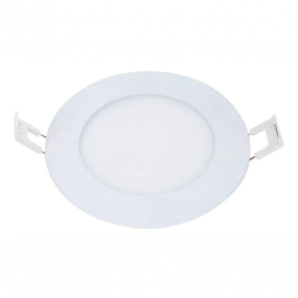 Painel Pop Led Embutir Redondo 12cm Avant 6w 4000k Luz Neutra - 1