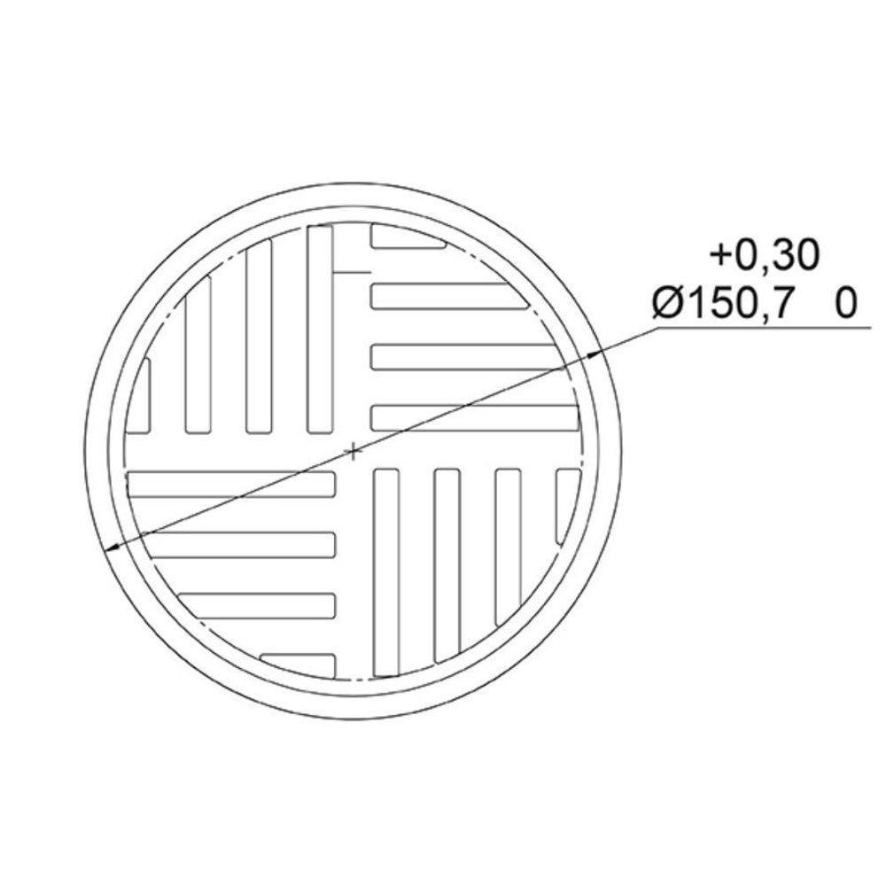Grelha Inox Redonda Lorenzetti 100mm 1780 C19 - 6