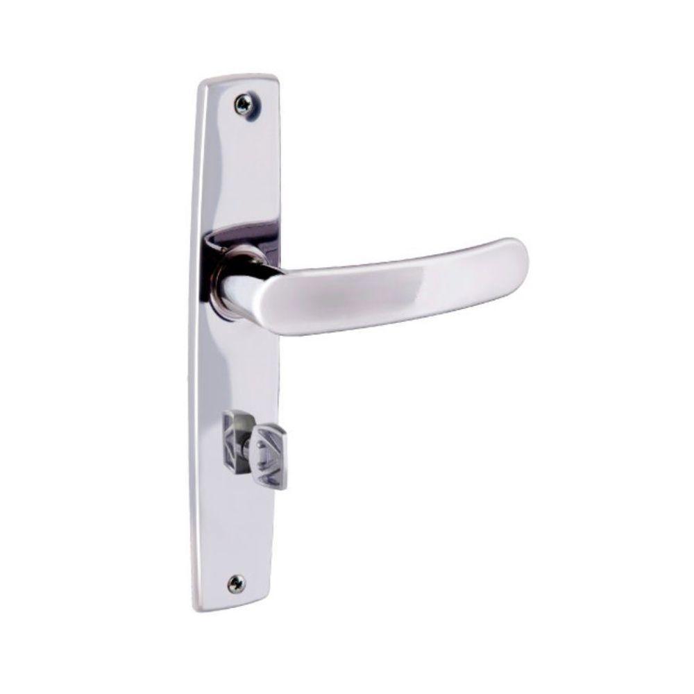 Fechadura Aliança Inox Premium Banheiro F-2800-41 Ip Cromado - 1