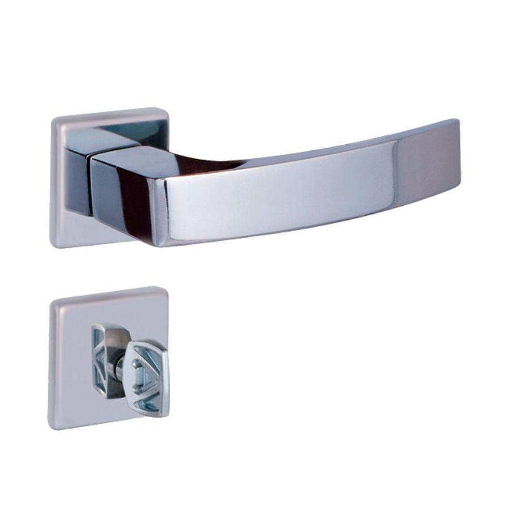 Fechadura Aliança Quadratta Banheiro 5203 Cr - Cromada - 1