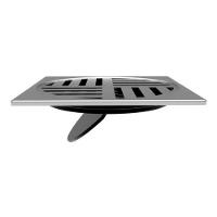 Grelha Inox Quadrada Lorenzetti 100mm 1790 C19 - 2