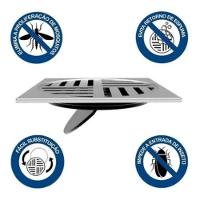 Grelha Inox Quadrada Lorenzetti 100mm 1790 C19