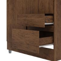 Guarda Roupa 102 Cm 4 Portas Plus 10090 Imbuia Vlr Imbuia - 5