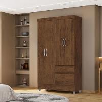 Guarda Roupa 102 Cm 4 Portas Plus 10090 Imbuia Vlr Imbuia - 7