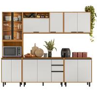 Cozinha Modulada 5 Pecas 360 Cm Raven Freijó Off White Pln - 2