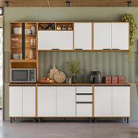 Cozinha Modulada 5 Pecas 360 Cm Raven Freijó Off White Pln - 7