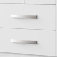 Guarda Roupa Casal Espelho 6 Portas 2 Gavetas Moden 150 Cm Branco Flex Incp - 7