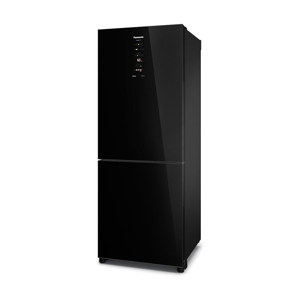 Geladeira Panasonic BB65 Black Glass Inverse Frost Free 450L Inverter A+++ - NR-BB65GVFB 110V - 2