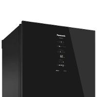 Geladeira Panasonic BB65 Black Glass Inverse Frost Free 450L Inverter A+++ - NR-BB65GVFB 110V