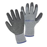 Luva Tricotada Látex Corrugado Proteplus Cinza - 10-xg - 1