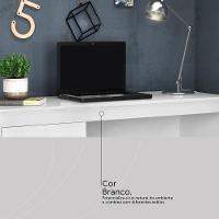 Escrivaninha 1 Porta E 1 Gaveta Vitória Branco - 2