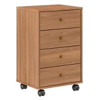 Gaveteiro 4 Gavetas Com Rodizios Office Presence Amêndola Touch - 3