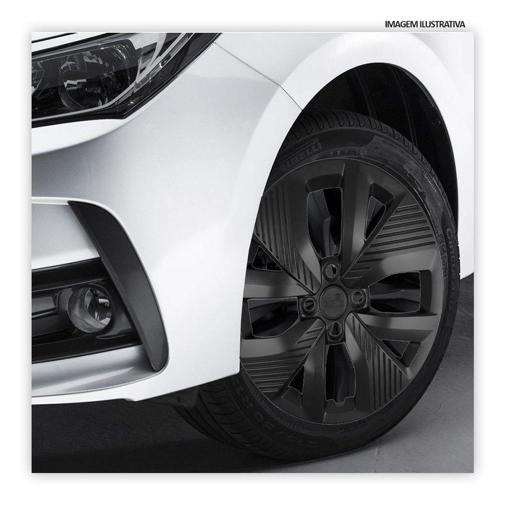 Jogo De Calota Polo Track 2021 A 2025 Aro 15 Cubo Padrão Preto Fosco - 2