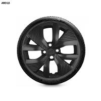 Jogo De Calota Polo Track 2021 A 2025 Aro 15 Cubo Padrão Preto Fosco - 6