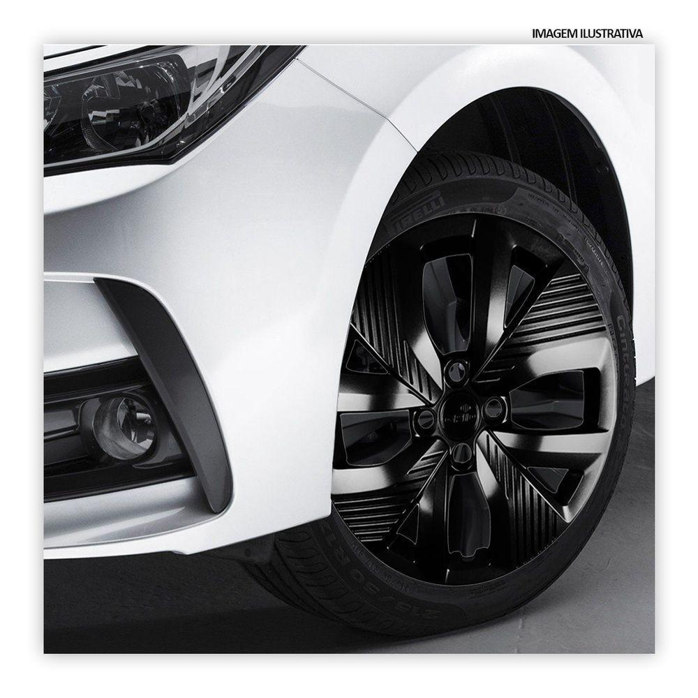 Jogo De Calota Polo Track 2021 A 2025 Aro 15 Cubo Padrão Preto Brilho - 2