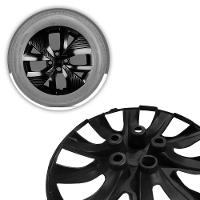 Jogo De Calota Polo Track 2021 A 2025 Aro 15 Cubo Padrão Preto Brilho