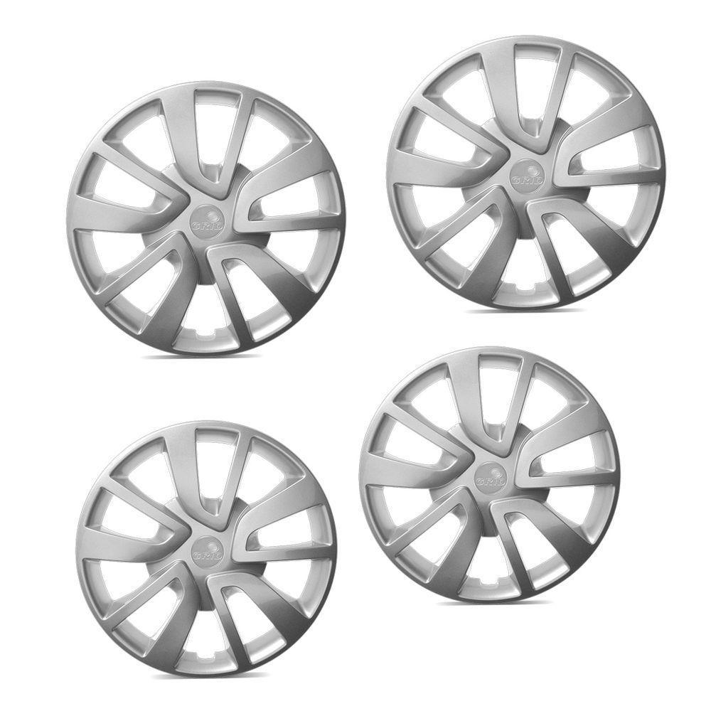 Jogo De Calota Sandero Logan 2014 A 2020 Aro 15 Pressão Prata - 3