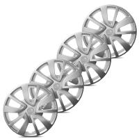 Jogo De Calota Sandero Logan 2014 A 2020 Aro 15 Pressão Prata - 5