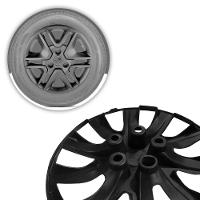 Jogo De Calota Kwid Intense 2018 A 2020 Aro 14 Cubo Padrão Grafite