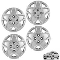 Jogo De Calota Fiesta 2011 2012 Aro 14 Cubo Baixo Prata - 1