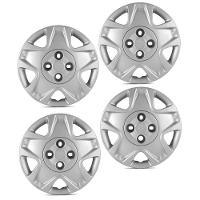 Jogo De Calota Fiesta 2011 2012 Aro 14 Cubo Baixo Prata - 3