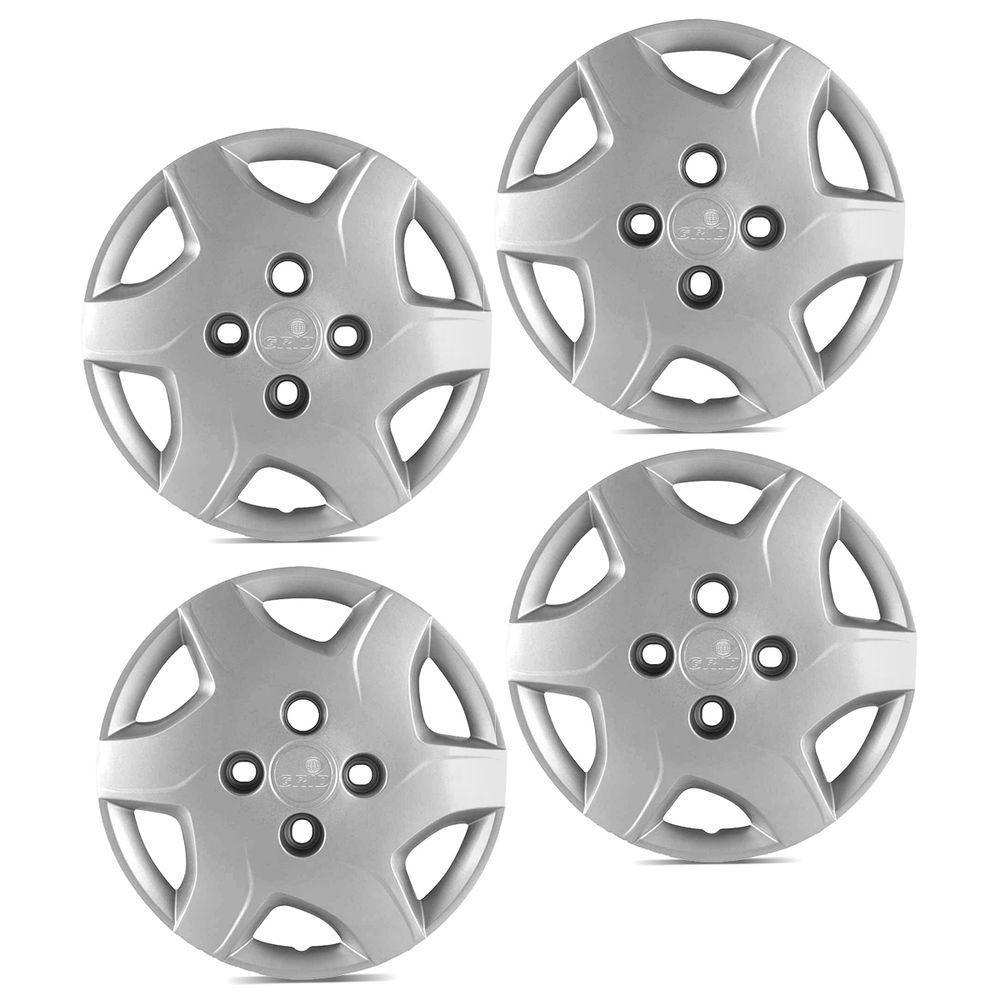 Jogo De Calota Celta 2012 A 2015 Aro 13 Cubo Baixo Prata - 3