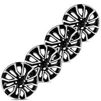 Jogo De Calota Argo Cronos 2022 Aro 15 Cubo Padrão Preto E Prata - 5