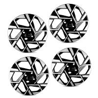 Jogo De Calota Hb20 2024 Aro 14 Cubo Baixo Preto E Prata - 3