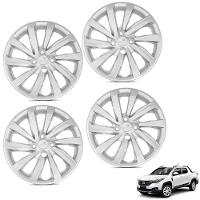 Jogo De Calota Strada 2021 Aro 14 Cubo Alto Prata - 1