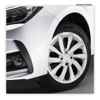 Jogo De Calota Strada 2021 Aro 14 Cubo Alto Prata - 2