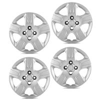 Jogo De Calota Strada 2013 A 2020 Aro 14 Cubo Alto Prata - 2