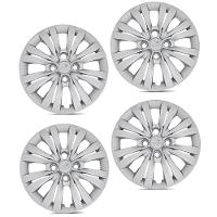 Jogo De Calota Gol Voyage G7 2017 2018 Aro 14 Cubo Alto Prata - 3