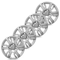 Jogo De Calota Uno Way 2013 A 2015 Aro 13 Cubo Baixo Prata - 5