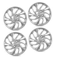 Jogo De Calota Uno Attractive 2015 2016 Aro 14 Cubo Baixo Prata - 3