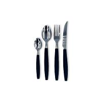 Jogo De Talheres Faqueiro Aço Inox Com Gaveteiro - Preto - 3