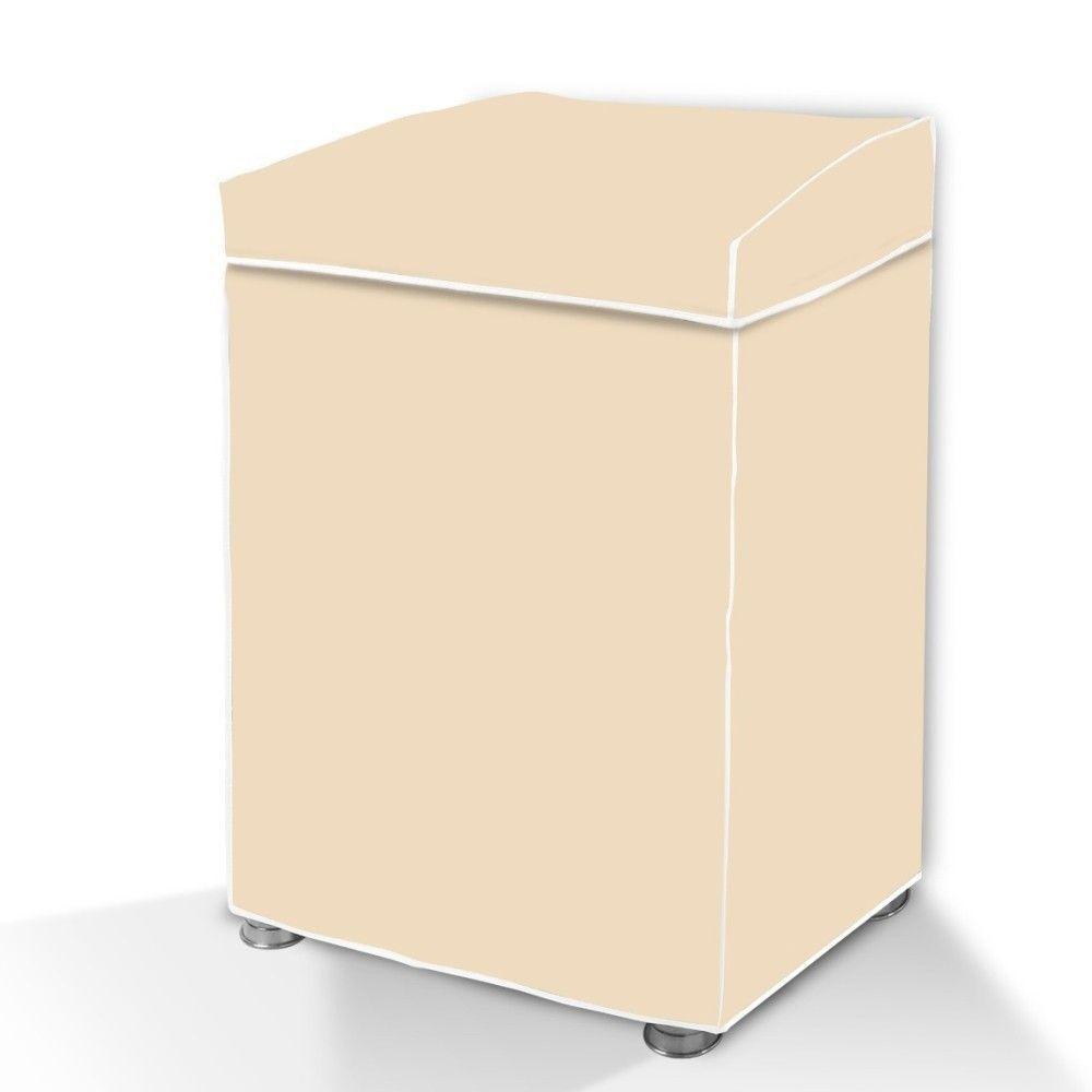 Capa De Maquina De Lavar Pvc Bege C/tampa P - 1