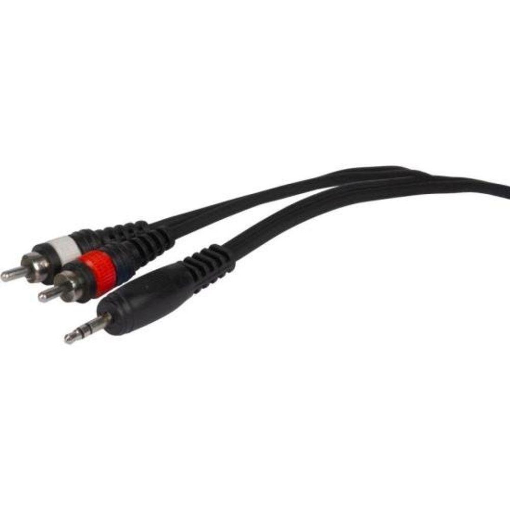 Cabo De áudio Player P2 X Rca 5m Preto Hayonik - 2