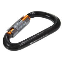 Mosquetão Usclimb Alumínio Hms Keylock Trava Automática 24kn Ce Uiaa Preto - 2