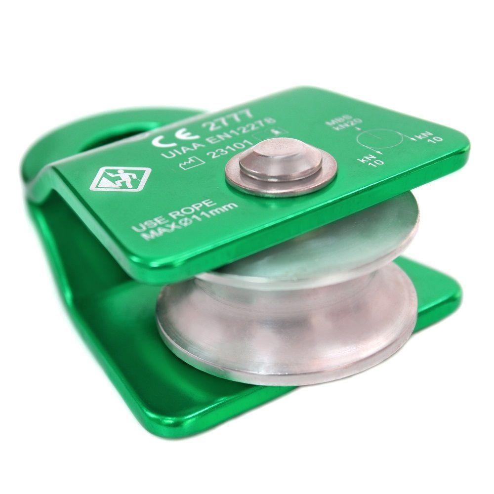 Polia Oscilante 20kn Compact Usclimb Corda De Até 11mm Ce Uiaa Verde - 3