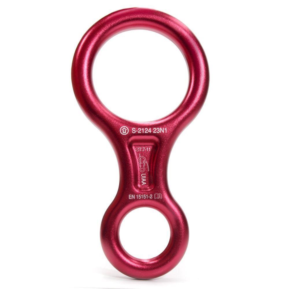 Freio Oito (8) Em Alumínio Usclimb 35kn Vermelho Uiaa - 1