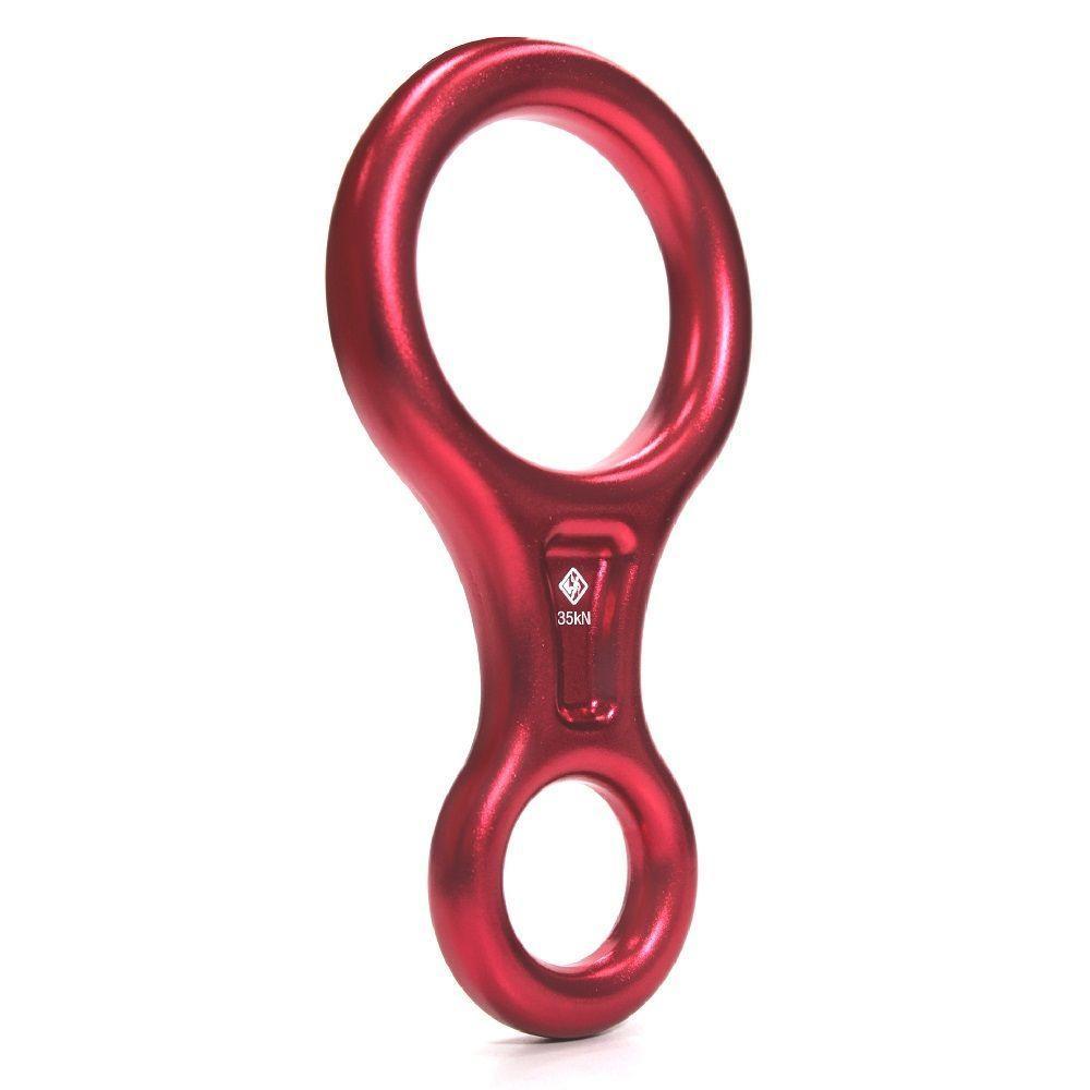 Freio Oito (8) Em Alumínio Usclimb 35kn Vermelho Uiaa - 2