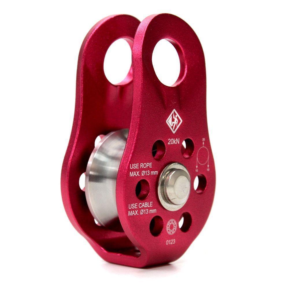 Polia Fixa Rolamentada Para Cabo De Aço E Corda Usclimb Ce En 20kn - 1