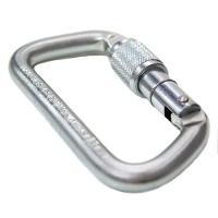 Mosquetão Aço 45kn Assimétrico D Rosca Keylock Ce En Uiaa Nbr Usclimb - 4