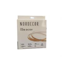 Fita Led Ip20 12w/m 12v Cob 1200lm/m 5mt Nordecor 2700k - 1