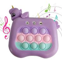 Pop It Mini Game Som Luzes Unicornio 4 Modos Interativo Anti Estresse Relaxante Fidget Sensorial Criança Toys Jogo - 1