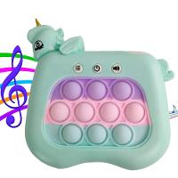 Pop It Fidget Mini Game Sensorial 4 Modos Luzes Som Unicornio Divertido Portatil Relaxante Anti Estresse - 1