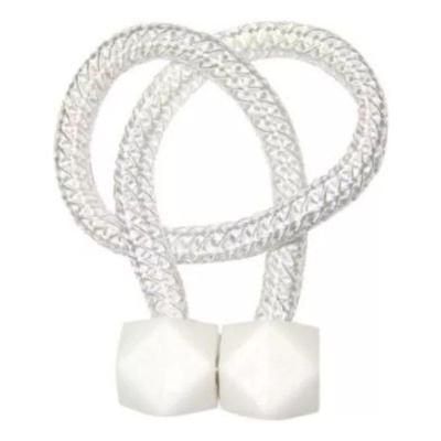 Kit 2 Prendedor De Cortina Magnético Multifuncional Branco