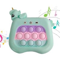 Pop It Mini Game Interativo Unicornio Luz Som Relaxante Anti Estresse Ansiedade Relaxante Fidget Sensorial Toys Criança - 1