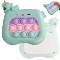 Pop It Mini Game Interativo Unicornio Luz Som Relaxante Anti Estresse Ansiedade Relaxante Fidget Sensorial Toys Criança - 2